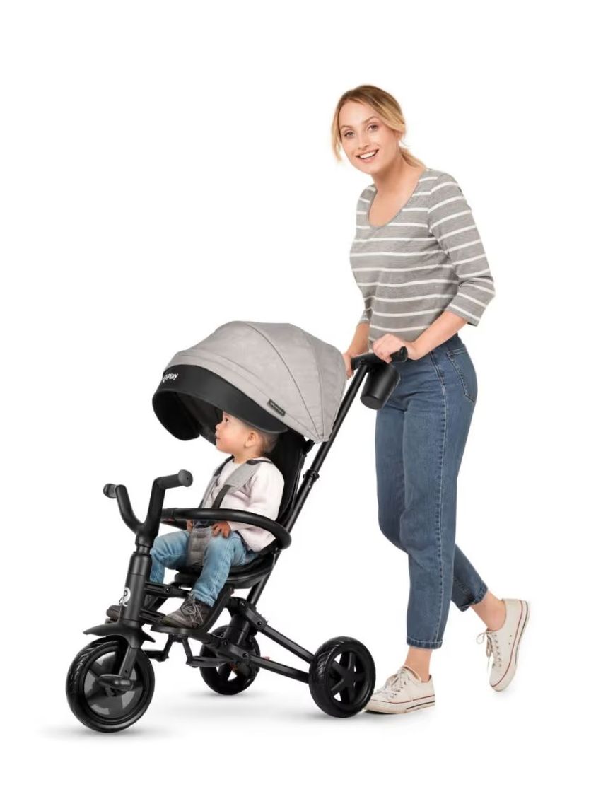 Qplay nova niello σπαστό τρίκυκλο ποδήλατο γκρι 01-1212065-01 - QPLAY