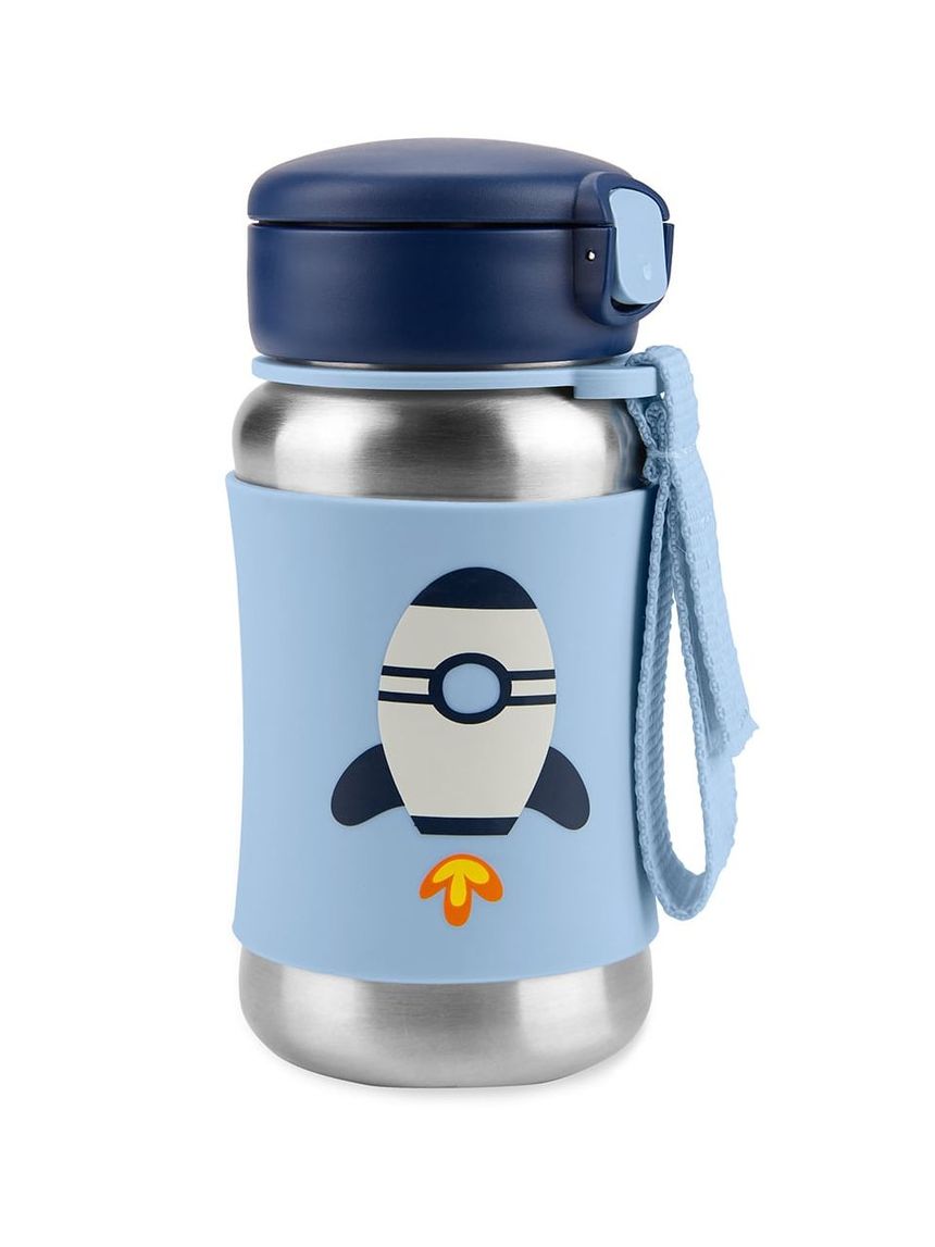 Skip hop spark style stainless steel παγούρι με καλαμάκι 350ml rocket 29-2903037-01 - SKIP HOP