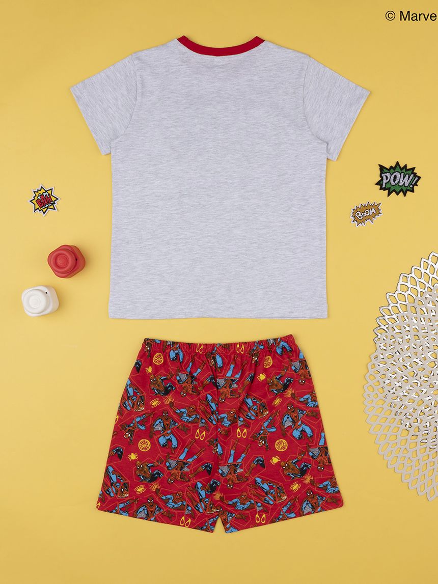 παιδική πιτζάμα κοντή με το spiderman για αγόρι - Prénatal