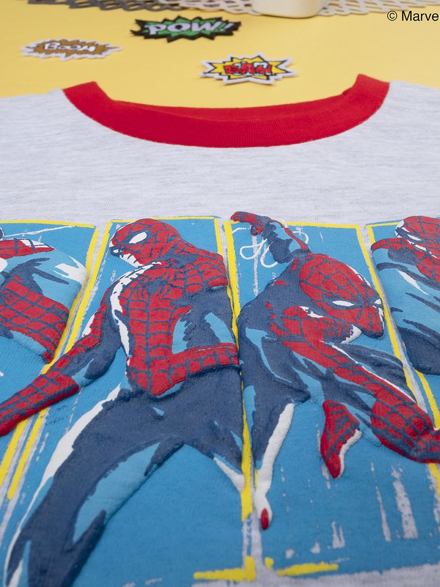 παιδική πιτζάμα κοντή με το spiderman για αγόρι - Prénatal