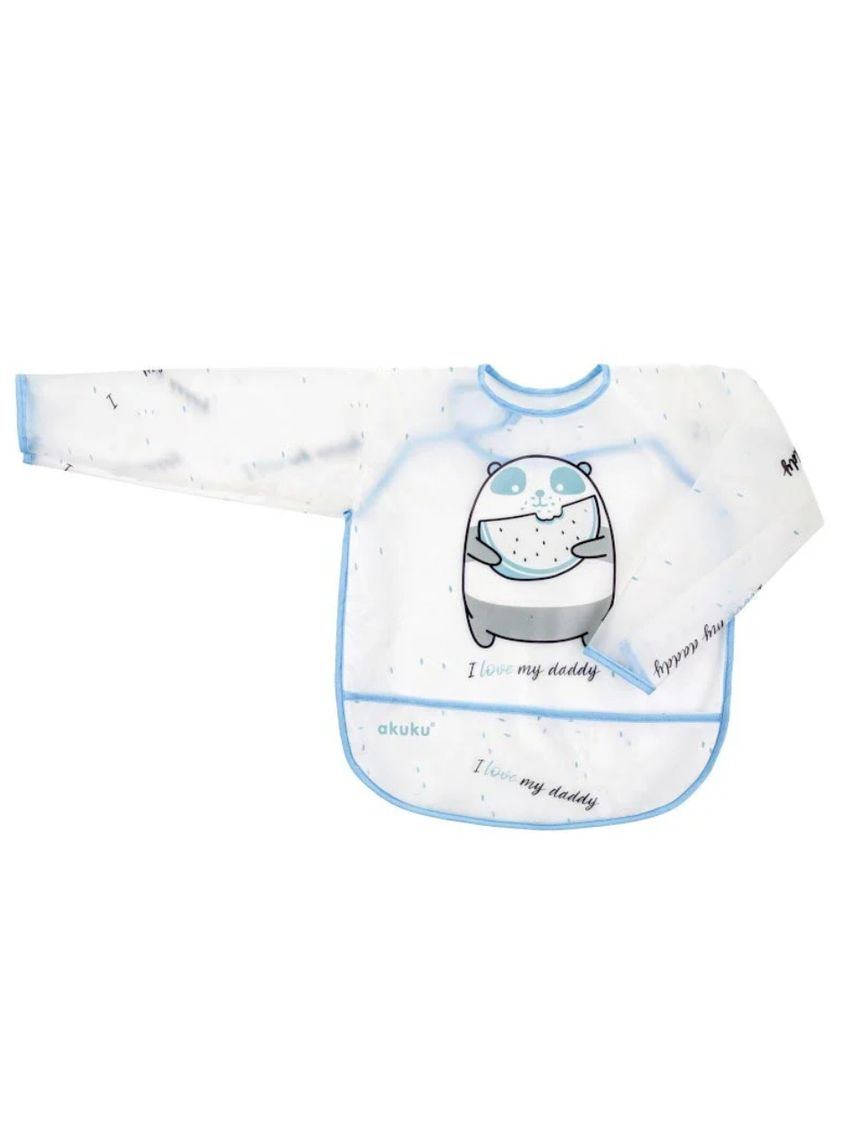 Akuku αδιάβροχη σαλιάρα με μανίκια πάντα - Akuku