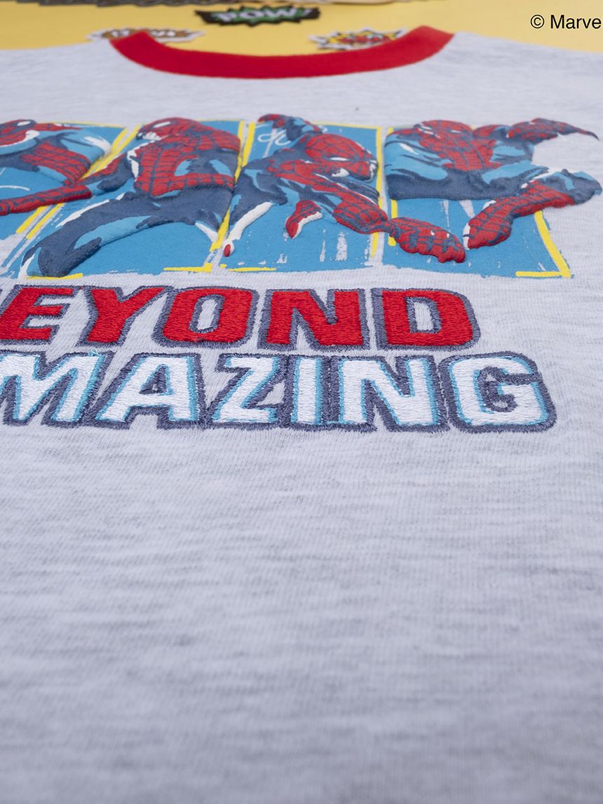 παιδική πιτζάμα κοντή με το spiderman για αγόρι - Prénatal