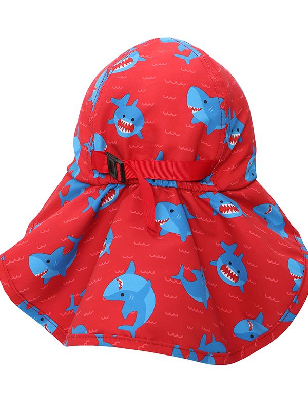 Zoocchini καπέλο λεγεωνάριου upf50 sherman the shark για αγόρι - Zoocchini
