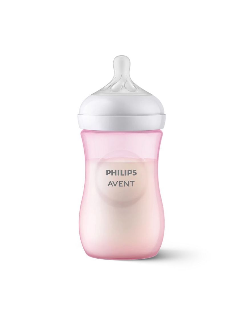 Philips avent πλαστικό μπιμπερό natural response 260ml μέτριας ροής 3-6m ροζ scy903/11 - Philips Avent