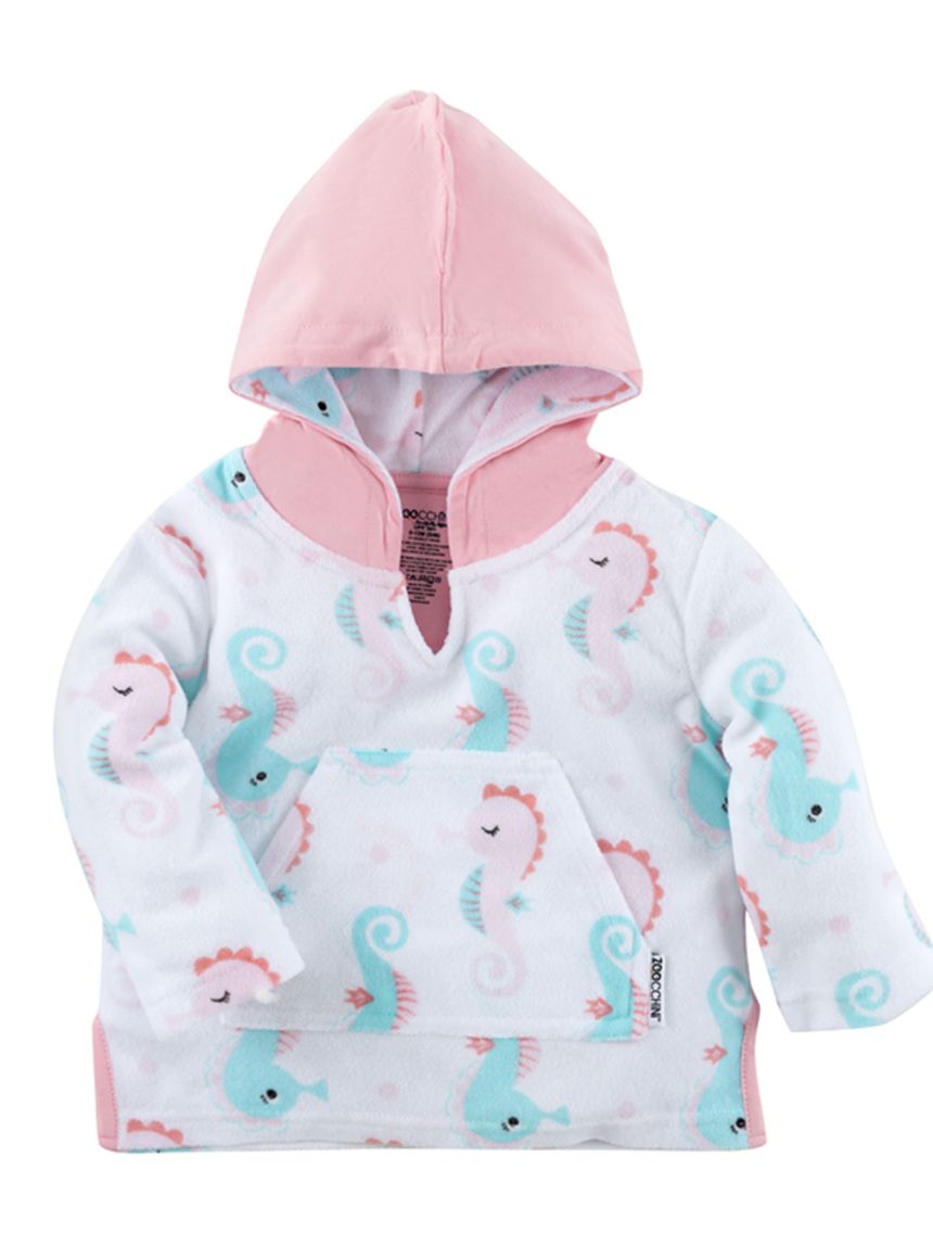 Zoocchini πόντσο θαλάσσης upf50+ sally the seahorse για κορίτσι - Zoocchini