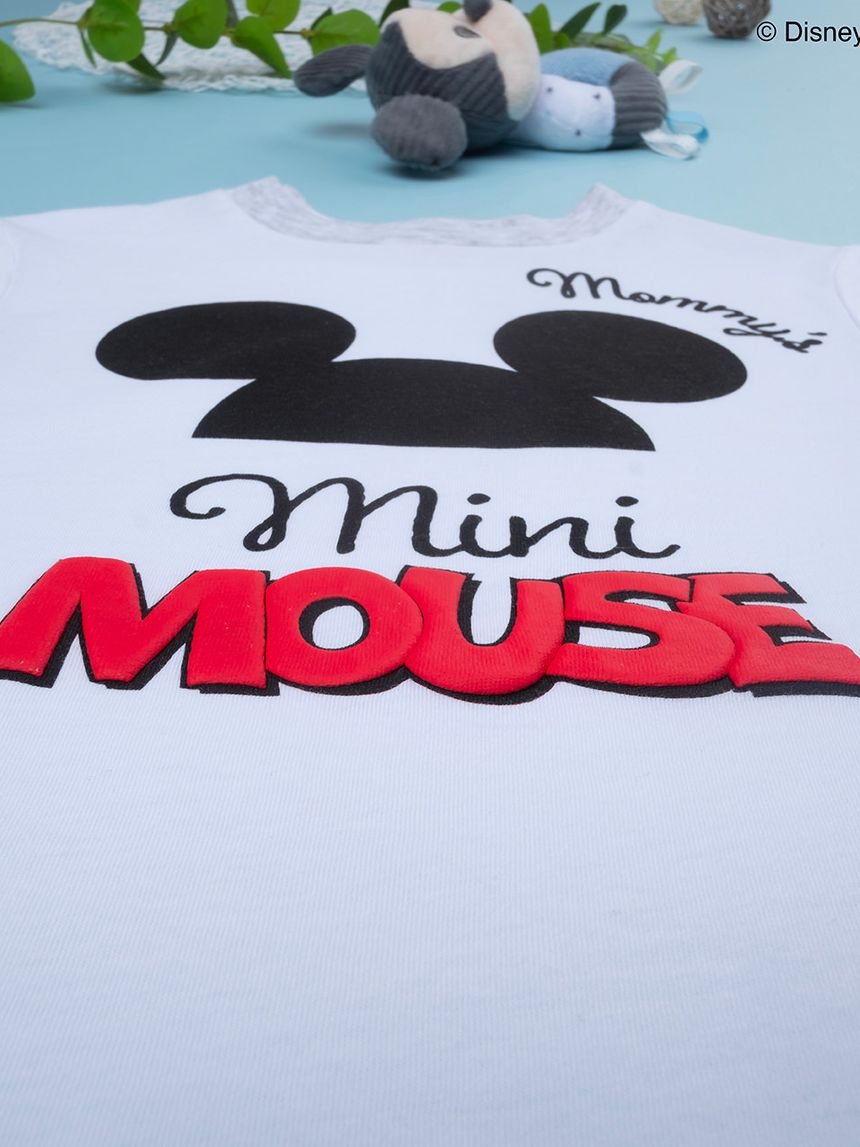 παιδική πιτζάμα κοντή με το mickey mini me για αγόρι - Prénatal
