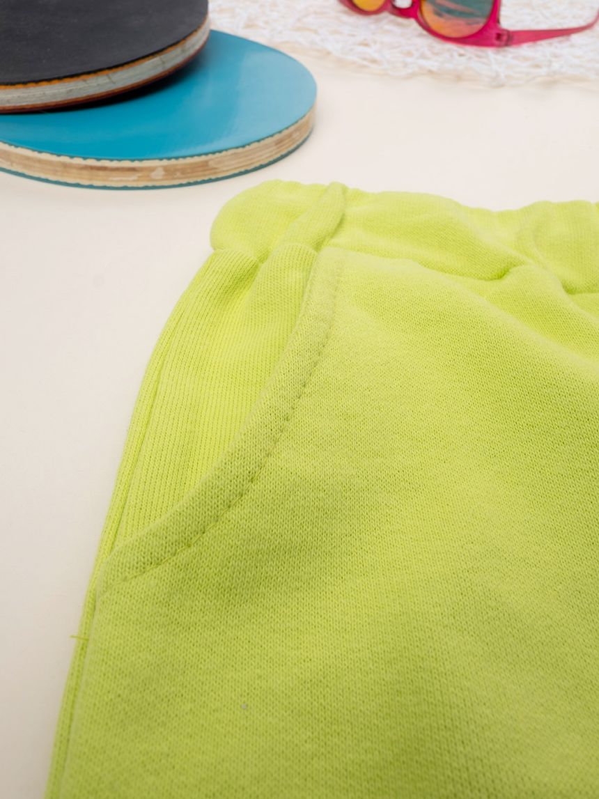 παιδική βερμούδα λαχανί για αγόρι - Prénatal