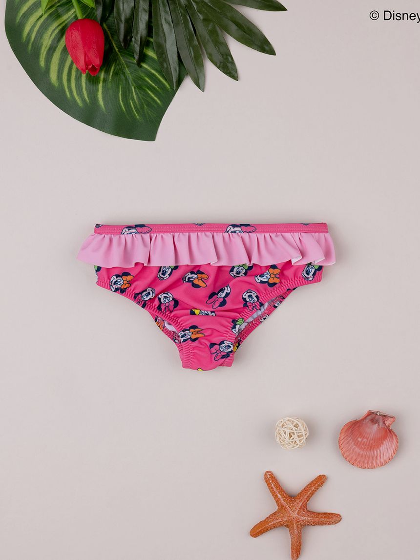 βρεφικό μαγιό σλιπ φούξια με τη minnie για κορίτσι - Prénatal