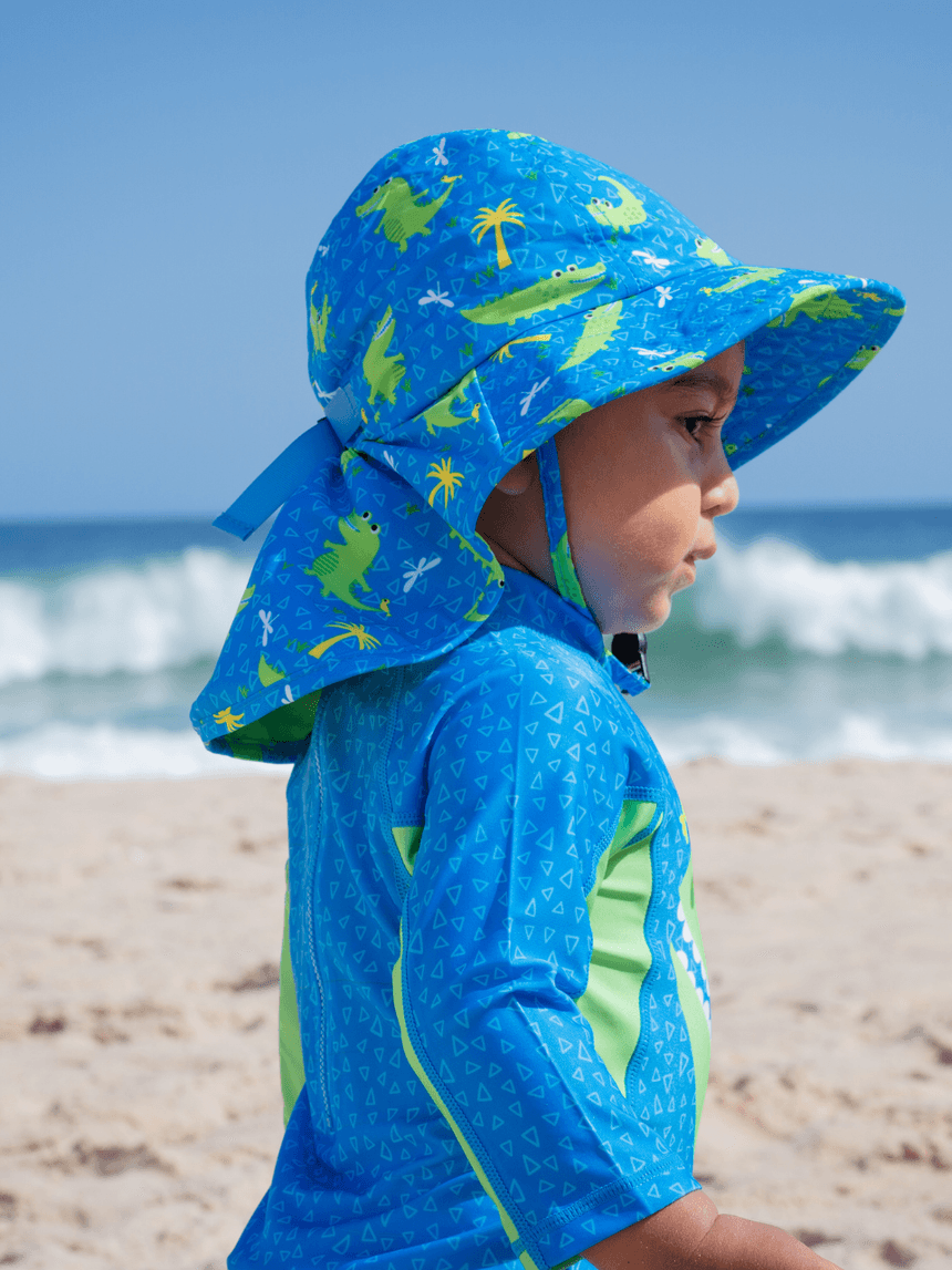 Zoocchini καπέλο λεγεωνάριου upf50 αλιγάτορας για αγόρι - Zoocchini