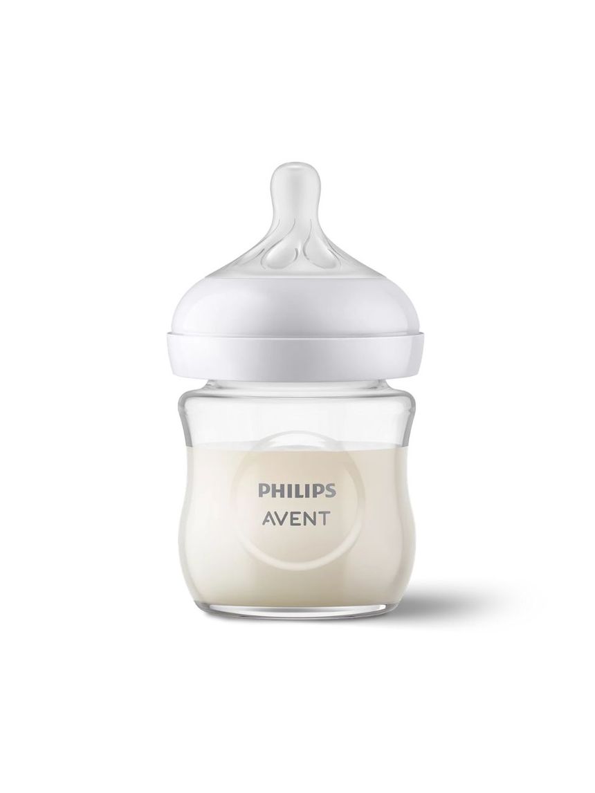 Philips avent γυάλινο μπιμπερό natural response 120ml αργής ροής 0-3m scy930/01 - Philips Avent