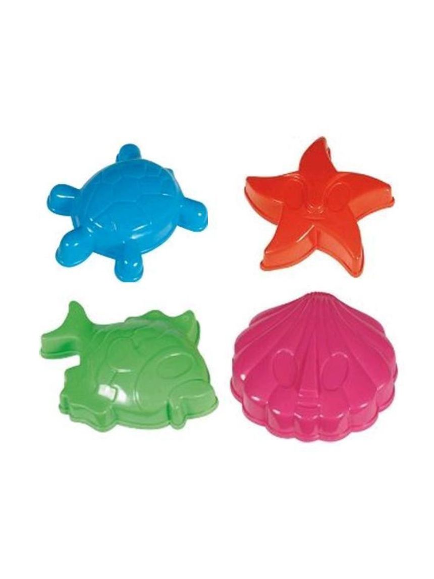 Androni giocattoli καλούπια παραλίας μεσαία 4τμχ (διάφορα σχέδια) - Androni Giocattoli