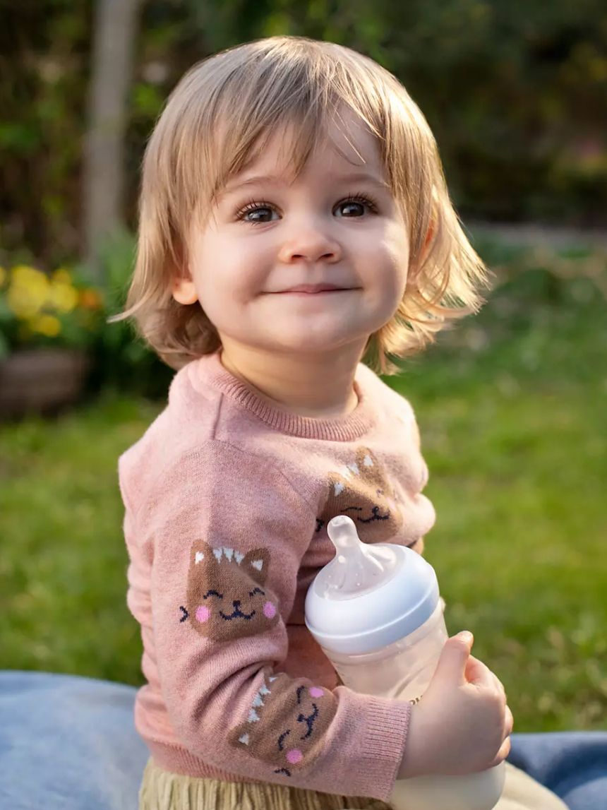 Philips avent πλαστικό μπιμπερό natural response 330ml γρήγορης ροής 6m+ scy906/01 - Philips Avent