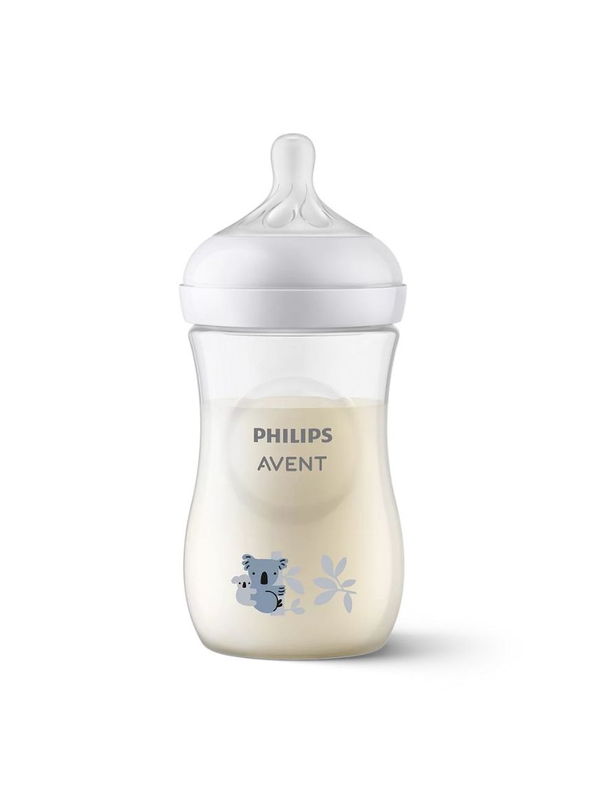Philips avent πλαστικό μπιμπερό natural response 260ml μέτριας ροής 3-6m κοάλα scy903/67 - Philips Avent