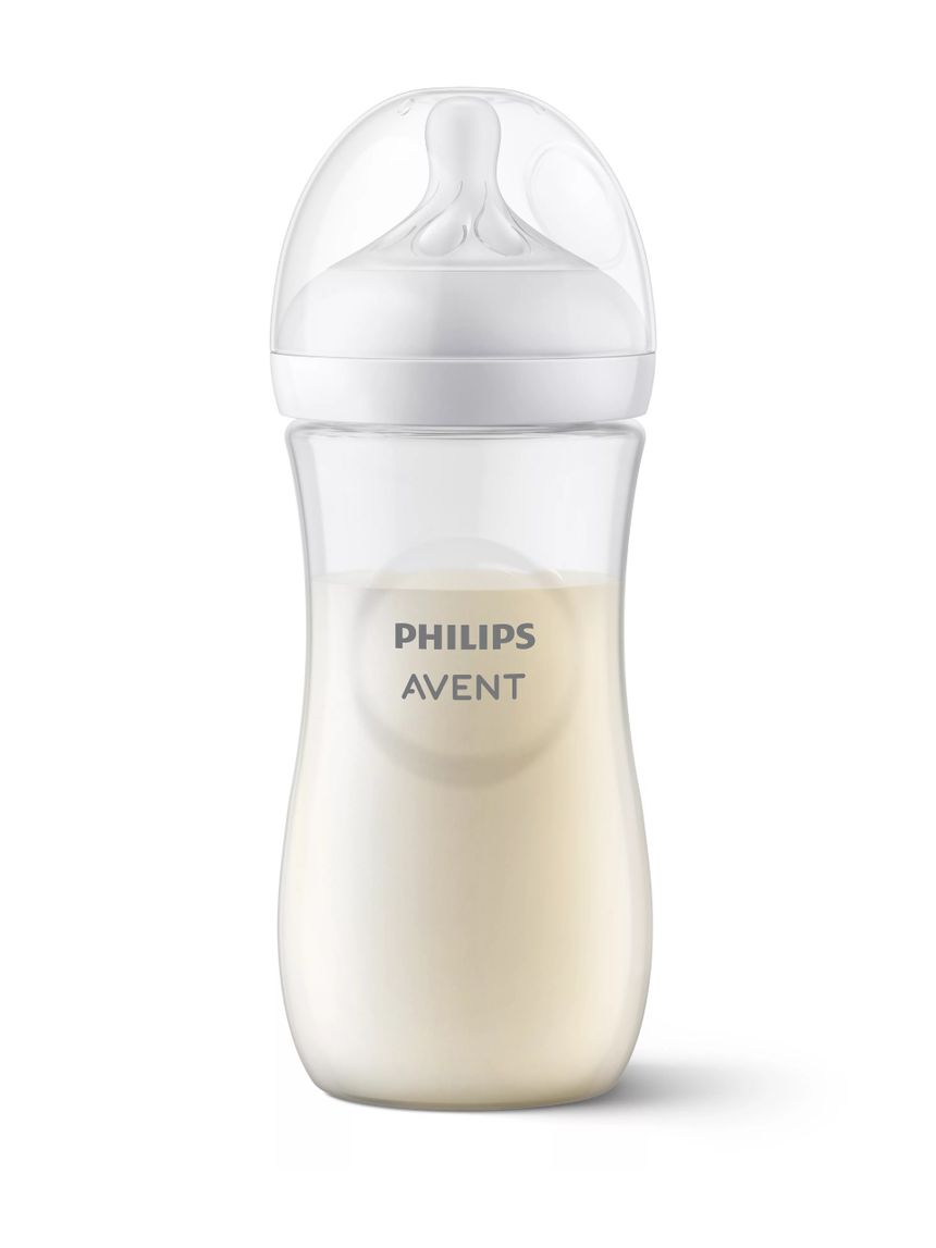 Philips avent πλαστικό μπιμπερό natural response 330ml γρήγορης ροής 6m+ scy906/01 - Philips Avent
