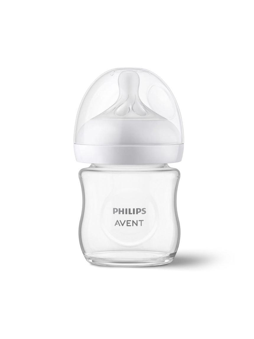 Philips avent γυάλινο μπιμπερό natural response 120ml αργής ροής 0-3m scy930/01 - Philips Avent