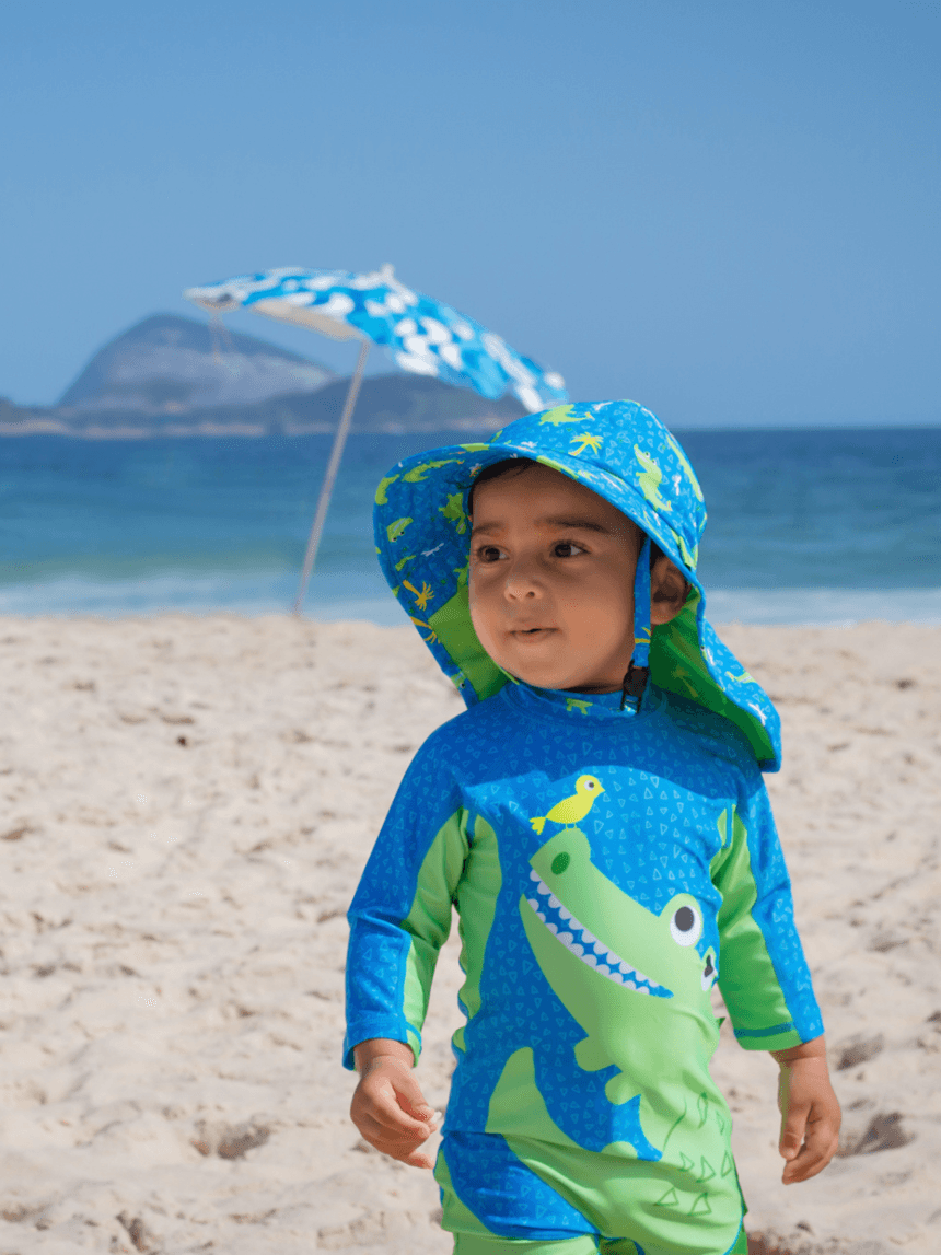 Zoocchini καπέλο λεγεωνάριου upf50 αλιγάτορας για αγόρι - Zoocchini