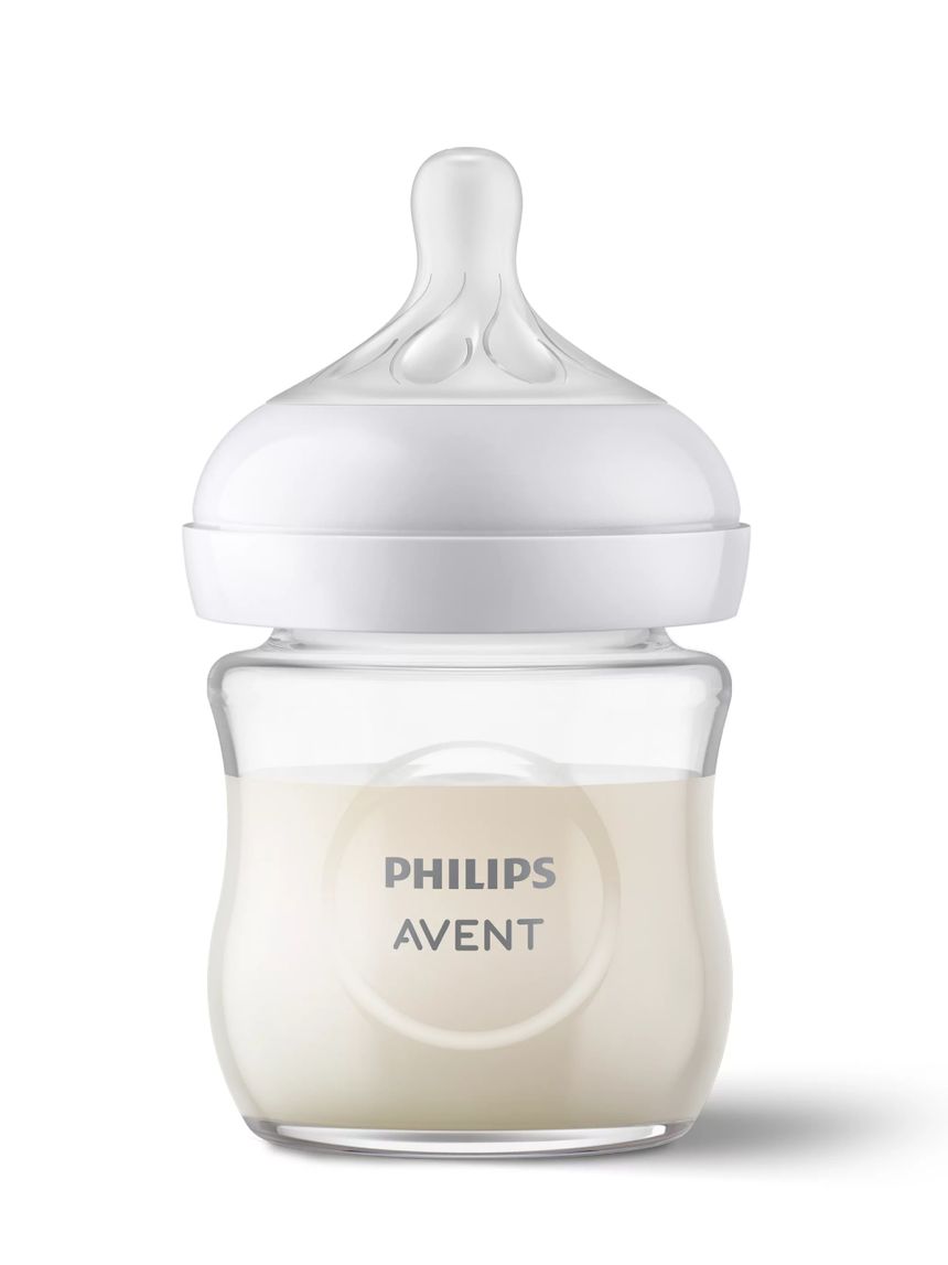 Philips avent γυάλινο μπιμπερό natural response 0m+ 120ml, scy930/01 - Philips Avent