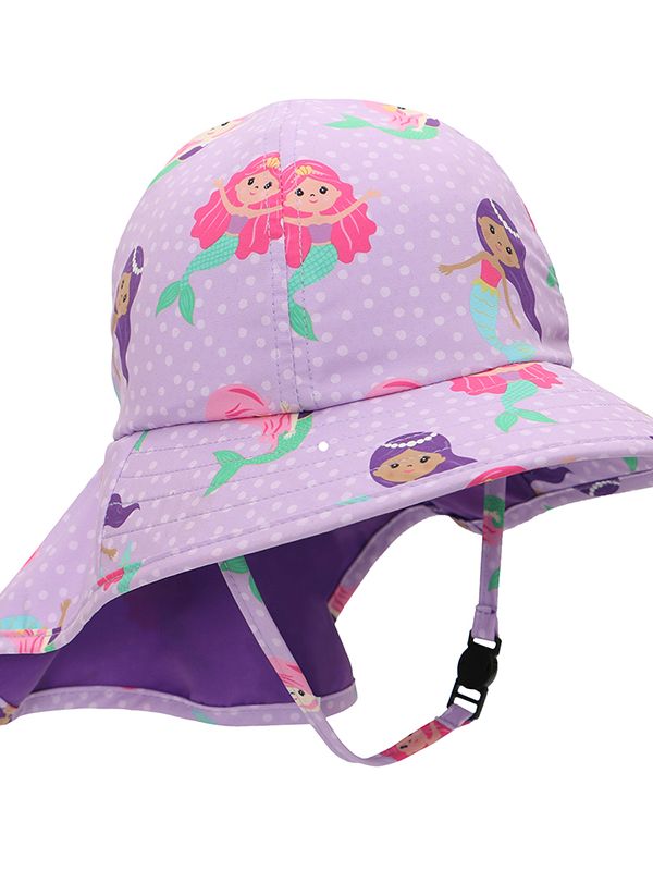 Zoocchini καπέλο λεγεωνάριου upf50 γοργόνα για κορίτσι - Zoocchini