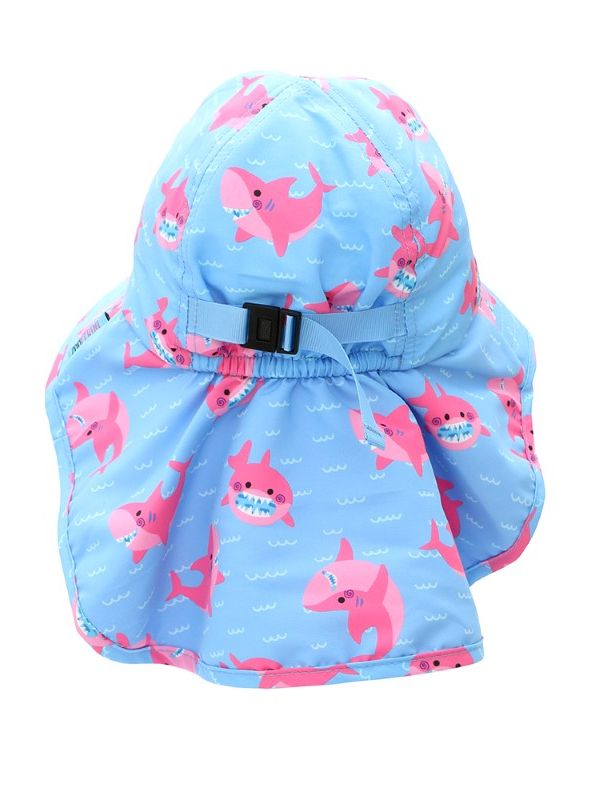 Zoocchini καπέλο λεγεωνάριου upf50 ροζ καρχαρίας για κορίτσι - Zoocchini