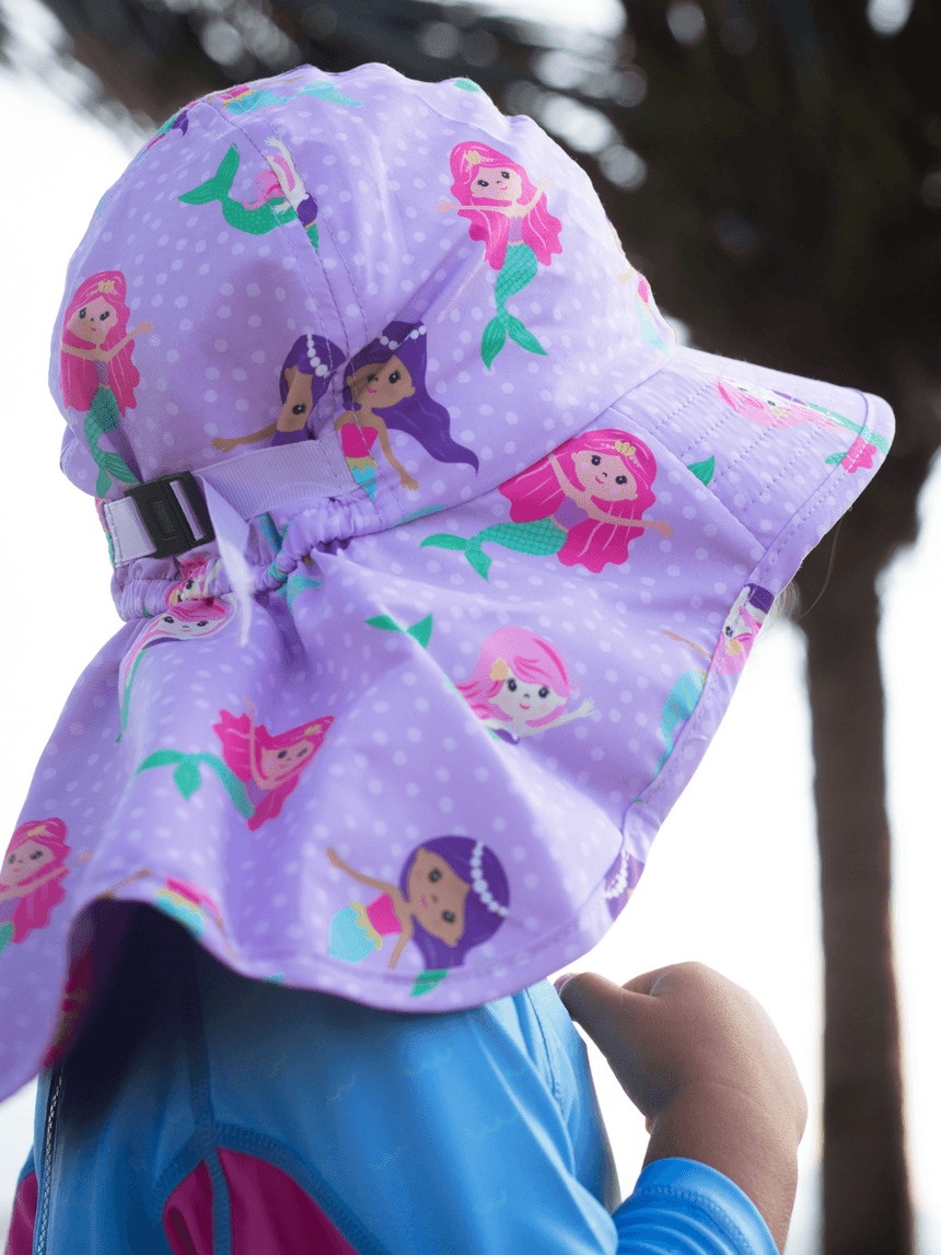 Zoocchini καπέλο λεγεωνάριου upf50 γοργόνα για κορίτσι - Zoocchini