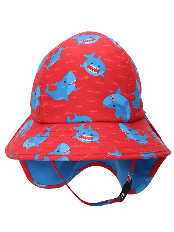 Zoocchini καπέλο λεγεωνάριου upf50 sherman the shark για αγόρι - Zoocchini