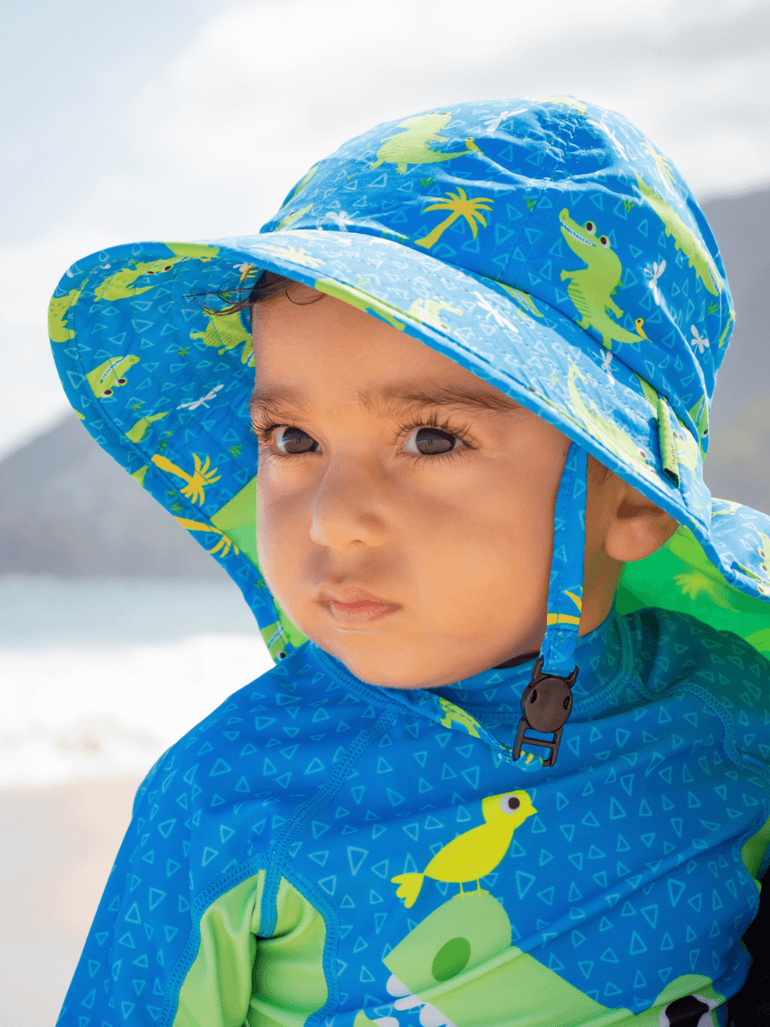 Zoocchini καπέλο λεγεωνάριου upf50 αλιγάτορας για αγόρι - Zoocchini