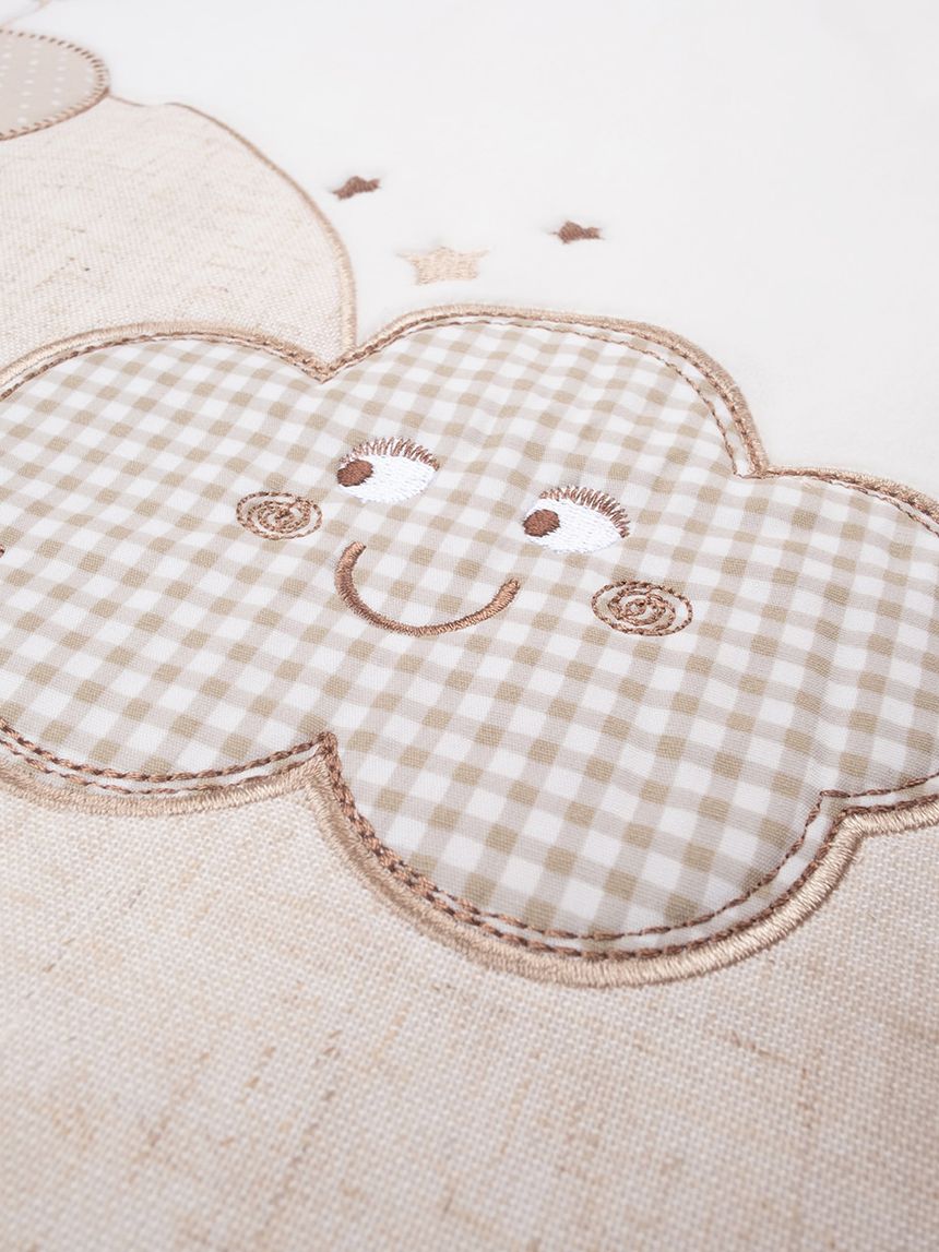 βρεφικός αμάνικος χειμερινός υπνόσακος λευκός με λαγουδάκια 3.5 tog unisex - Prénatal