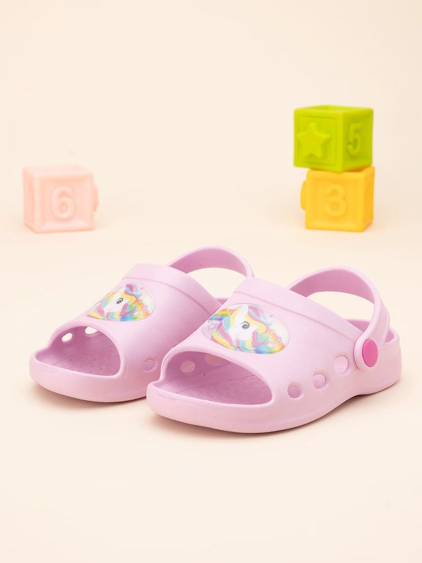 σαμπό θαλάσσης ανοιχτά ροζ με μονόκερο για κορίτσι - Silverlit