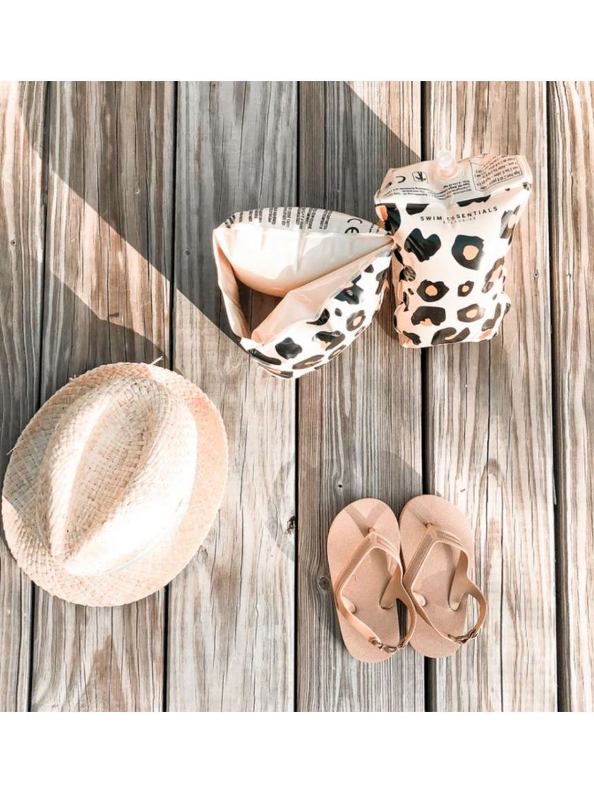 Swim essentials: μπρατσάκια 2-6 ετών "beige leopard" swe-2020se57 - Swim Essentials