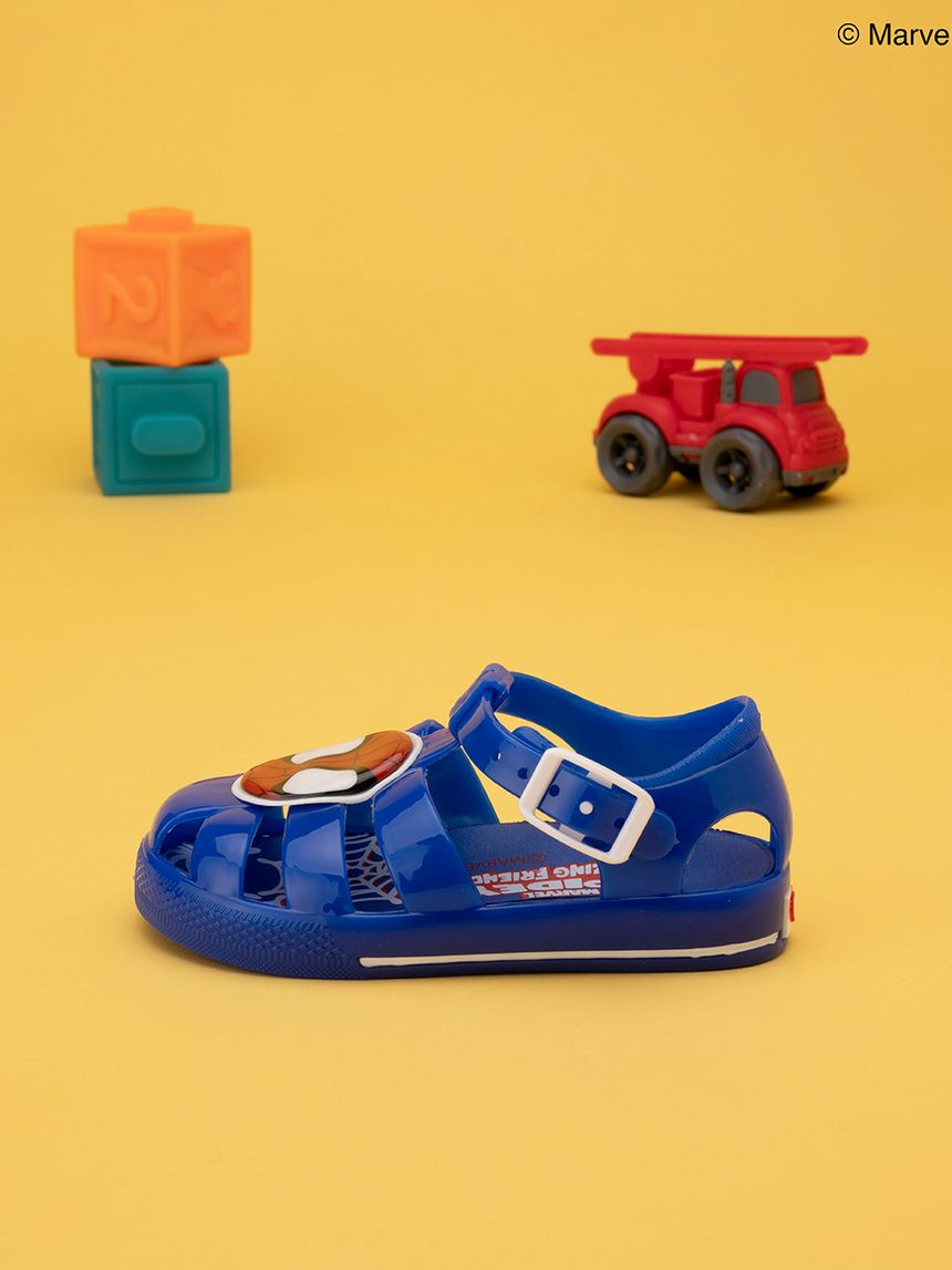 σανδάλια θαλάσσης μπλε με το spiderman για αγόρι - Silverlit