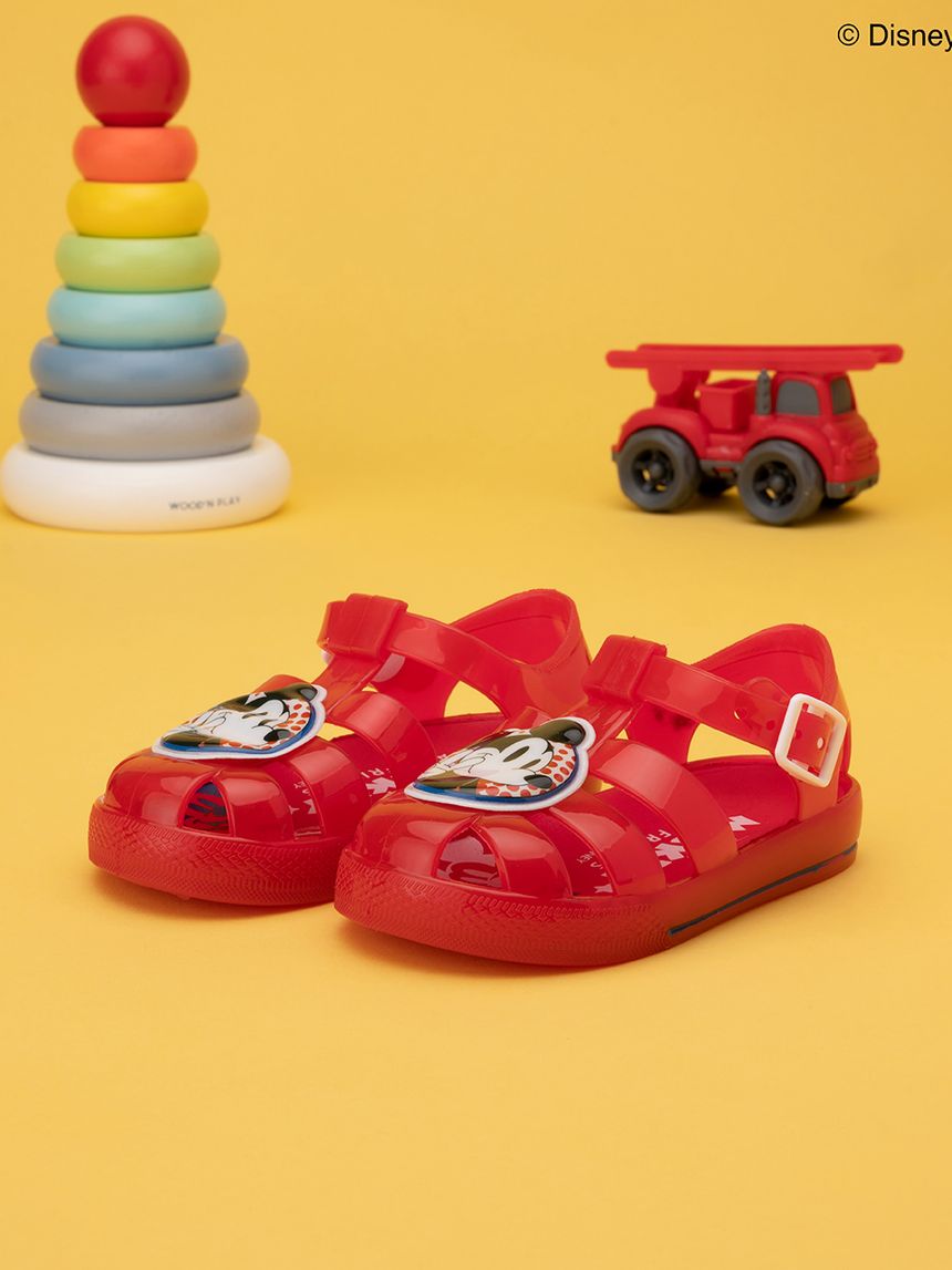 σανδάλια θαλάσσης κόκκινα με το mickey για αγόρι - Silverlit