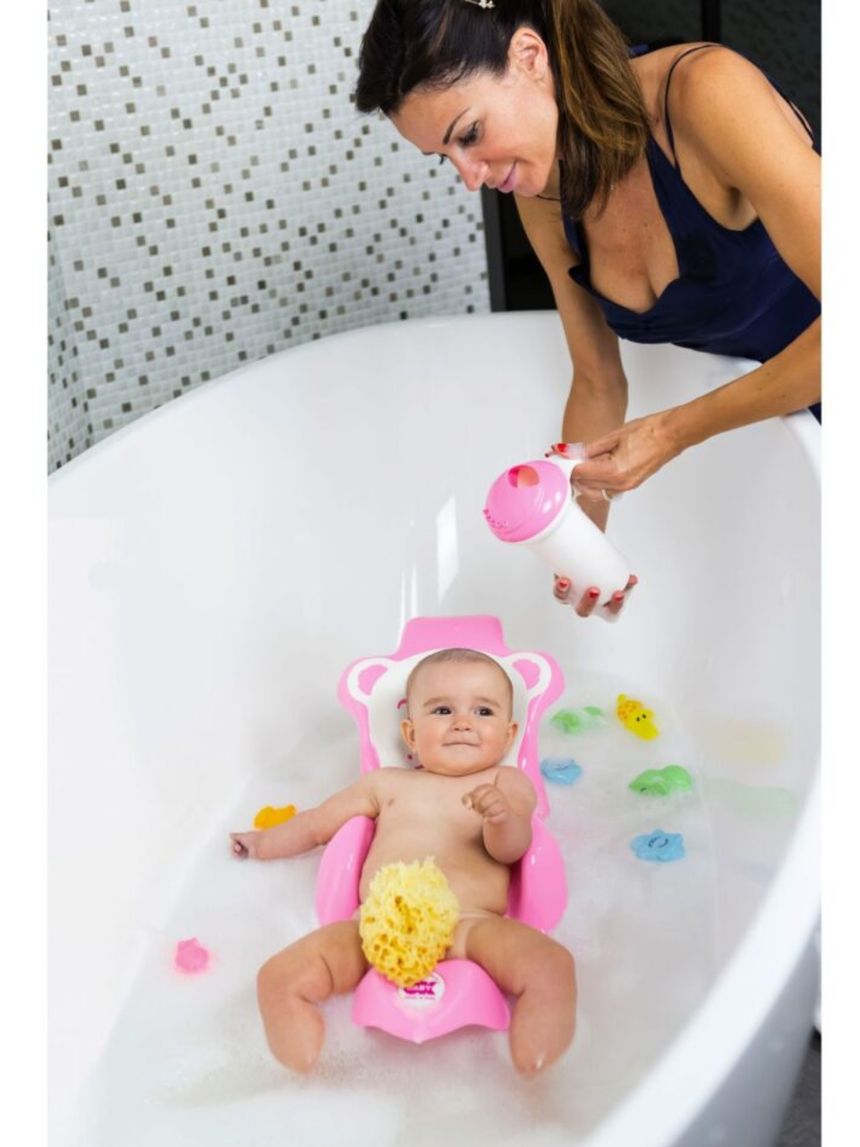 Ok baby κάθισμα μπάνιου buddy ροζ - Okbaby