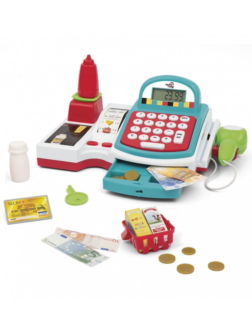Funny home παιδική ταμειακή μηχανή με αξεσουάρ prg00702 - FunnyHome