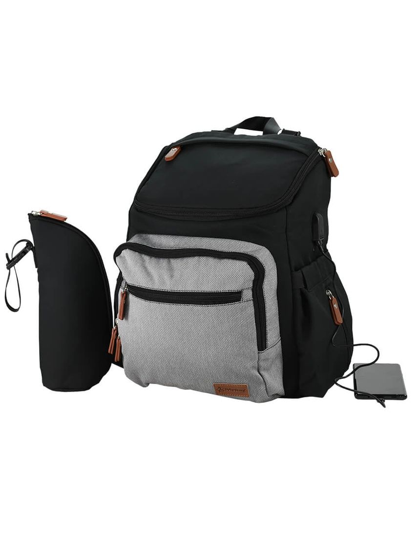 Bebe stars τσάντα αλλαξιέρα backpack moon grey - Bebe Stars