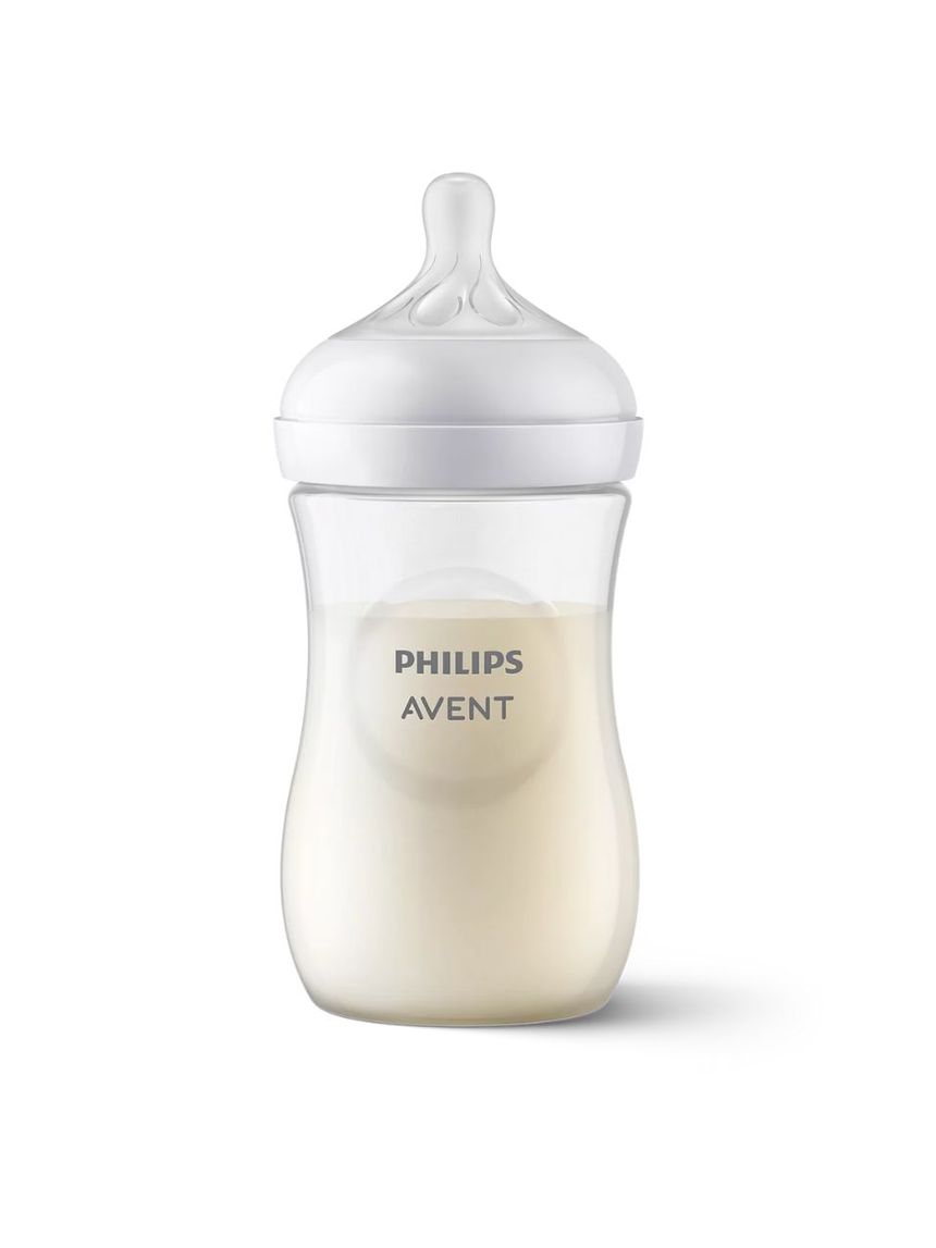 Philips avent πλαστικό μπιμπερό natural response 260ml μέτριας ροής 3-6m+  scy903/01 - Philips Avent