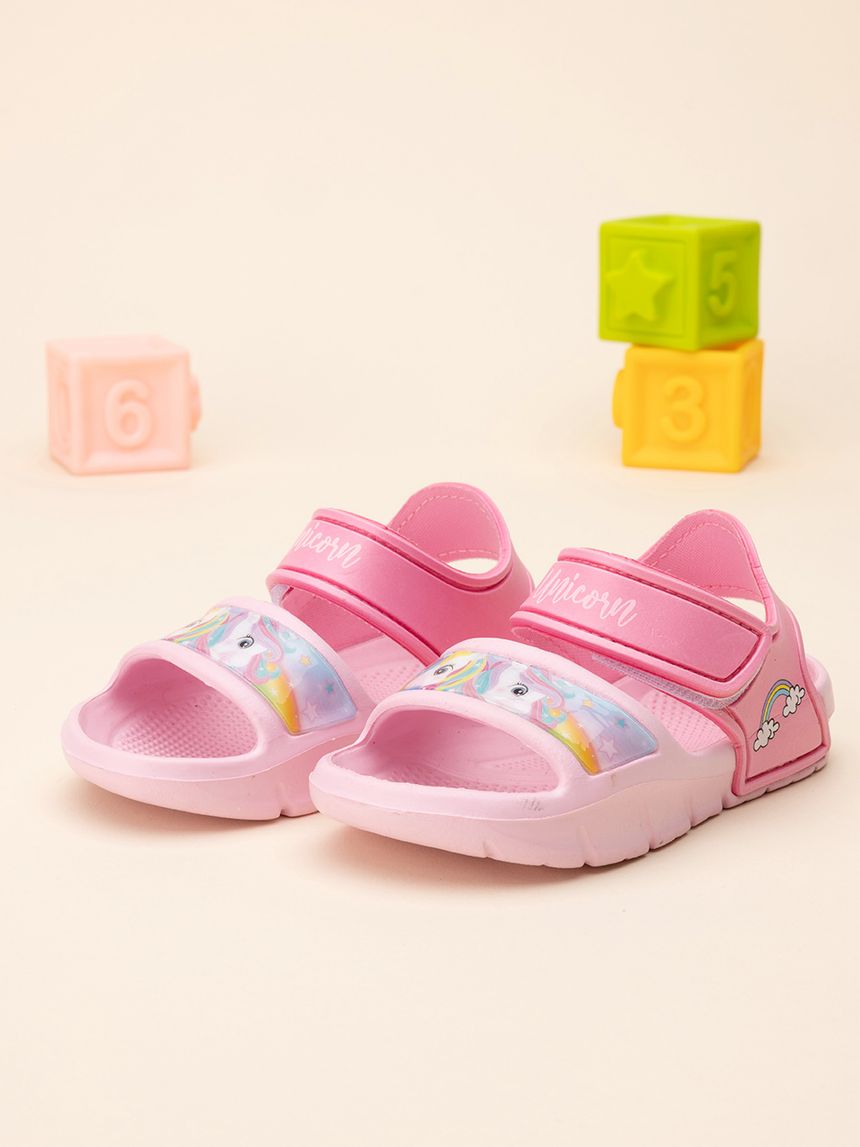 σανδάλια ροζ με μονόκερο για κορίτσι - Silverlit