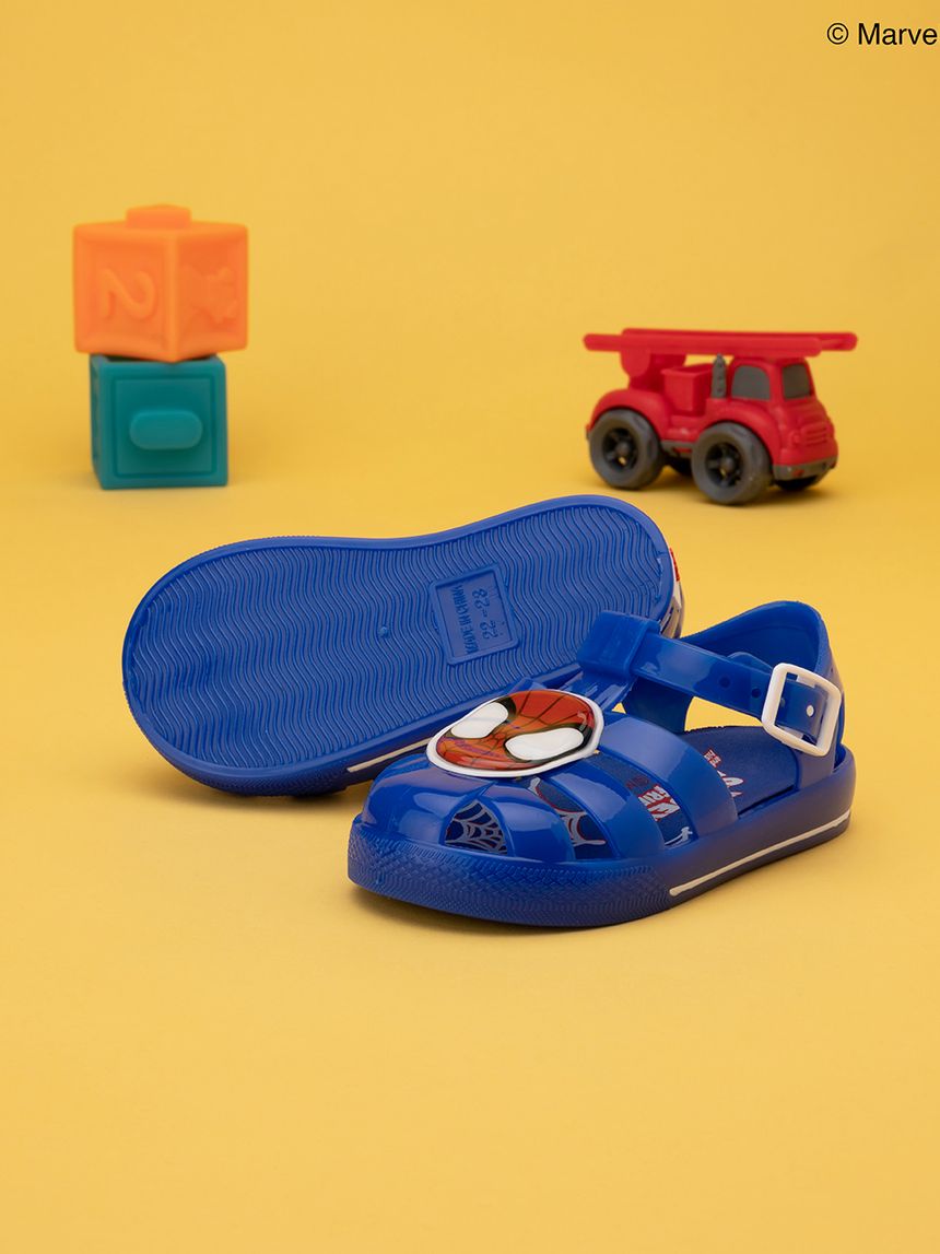 σανδάλια θαλάσσης μπλε με το spiderman για αγόρι - Silverlit