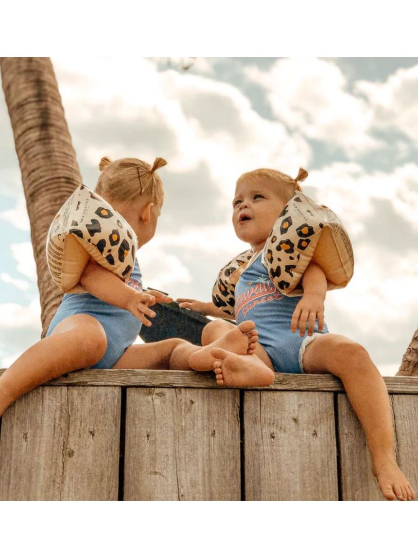 Swim essentials: μπρατσάκια 0-2 ετών "beige leopard" swe-2020se136 - Swim Essentials