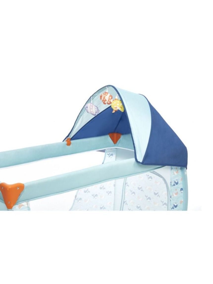 Giordani παρκοκρέβατο deluxe μπλε ψαράκι - Giordani