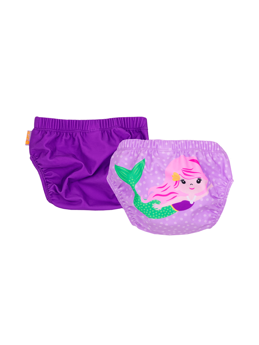 Zoocchini σετ μαγιό πάνα 2 τμχ mermaid upf50+ για κορίτσι - Zoocchini