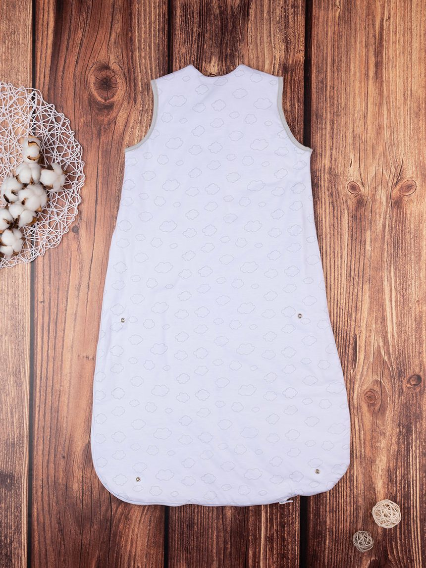 βρεφικός αμάνικος υπνόσακος λευκός με λαγουδάκια 2.5 tog unisex - Prénatal