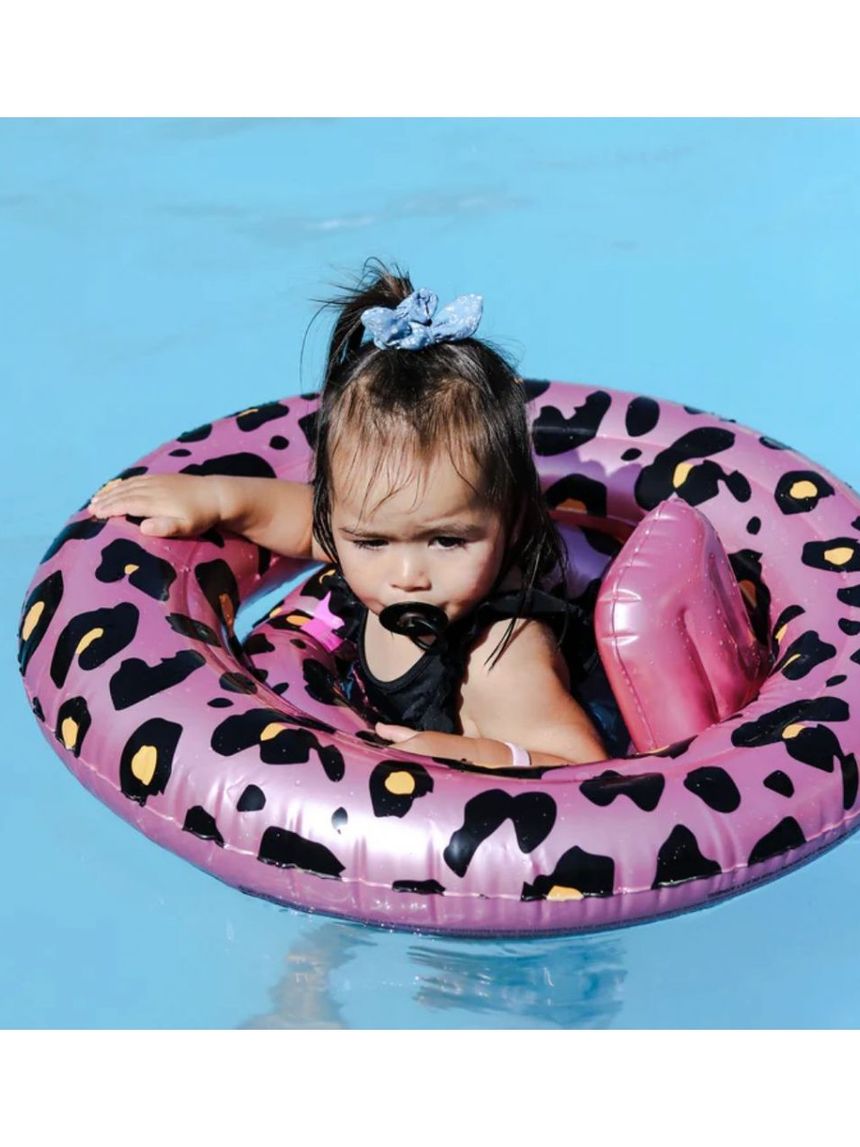 Swim essentials: σωσίβιο ⌀69εκ. 0-1 ετών "rose gold leopard" swe-2020se32 - Swim Essentials