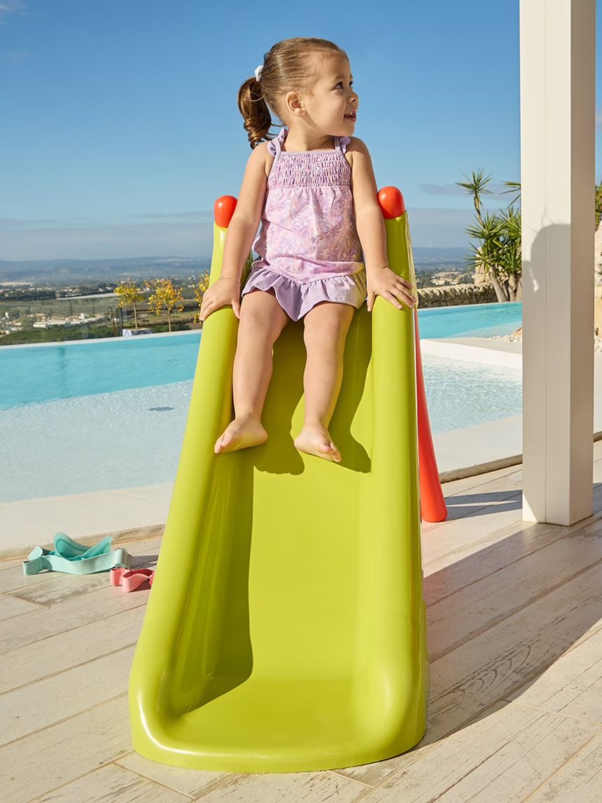 βρεφικό φόρεμα λιλά τρόπικαλ για κορίτσι - Prénatal