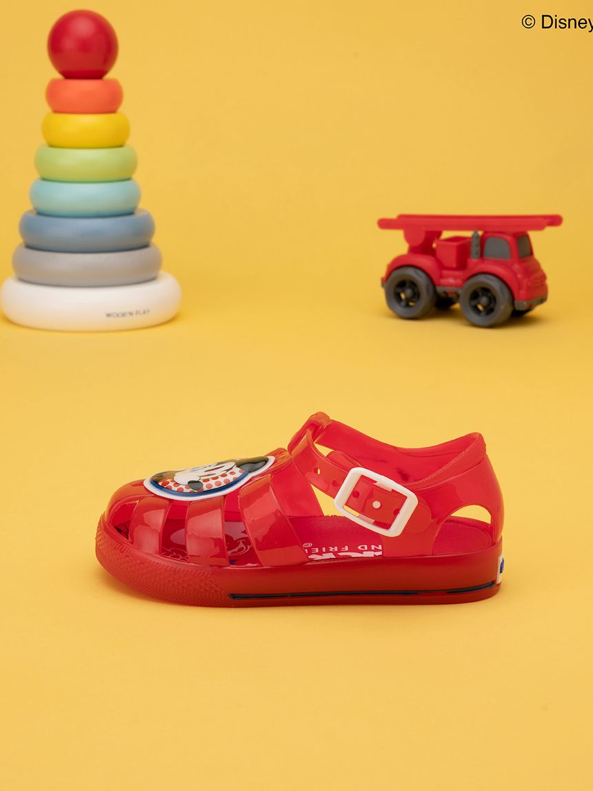 σανδάλια θαλάσσης κόκκινα με το mickey για αγόρι - Silverlit