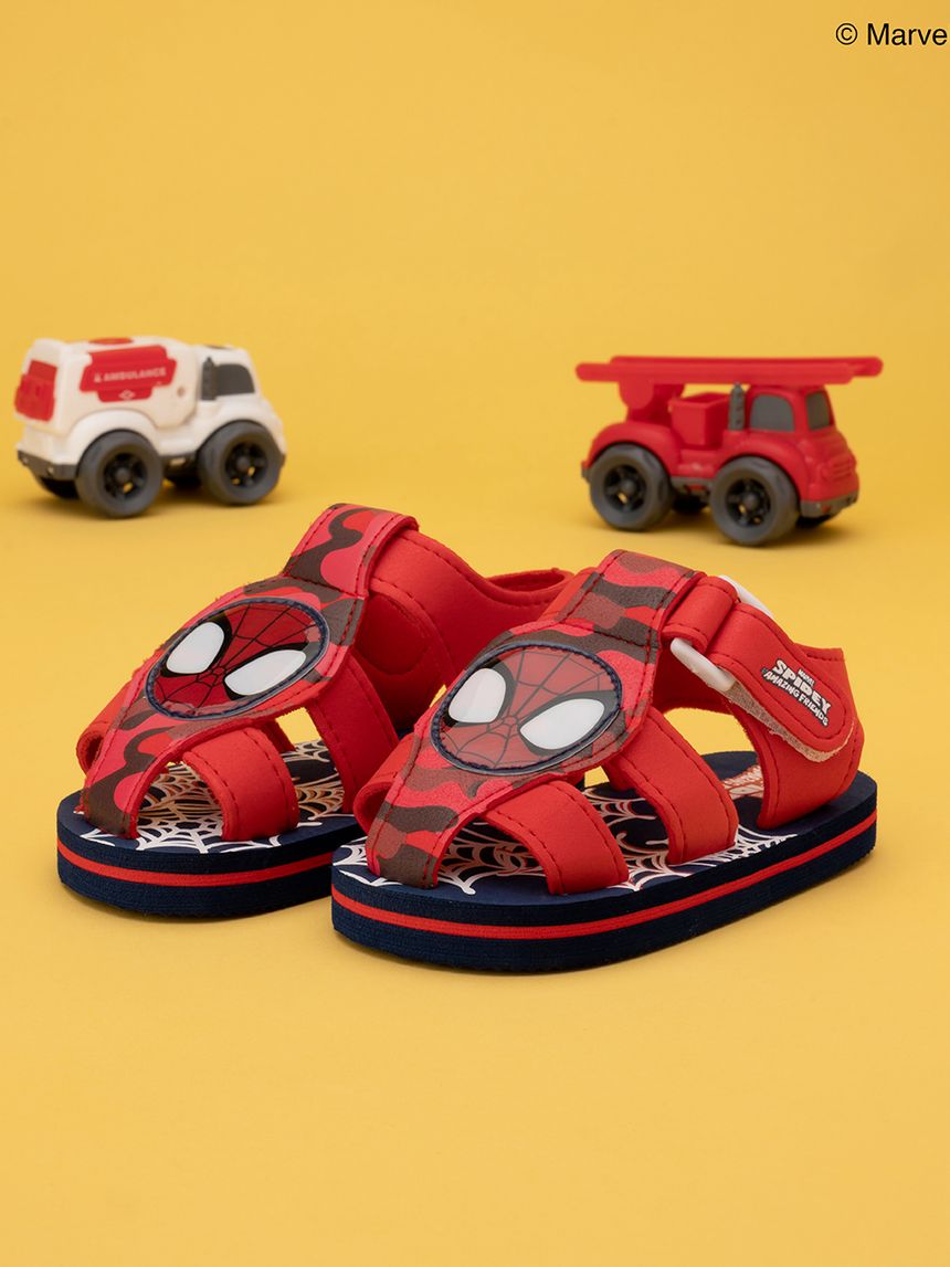 σανδάλια κόκκινα με το spiderman για αγόρι - Silverlit