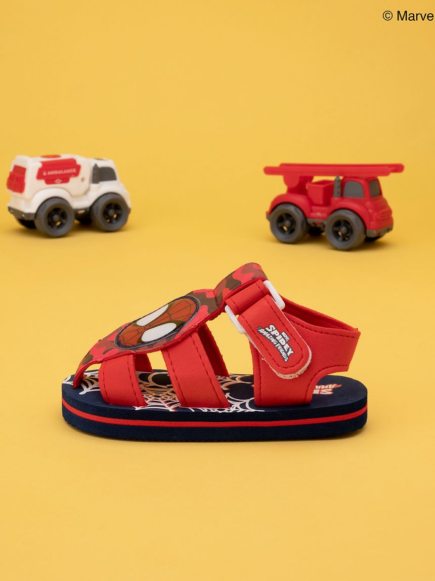 σανδάλια κόκκινα με το spiderman για αγόρι - Silverlit