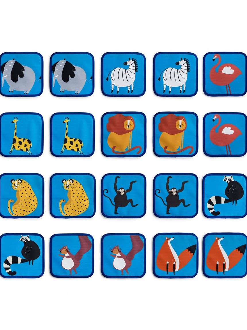 The toy bin επιδαπέδιο παιχνίδι μνήμης με ζώα cc50049 - THE TOY BIN