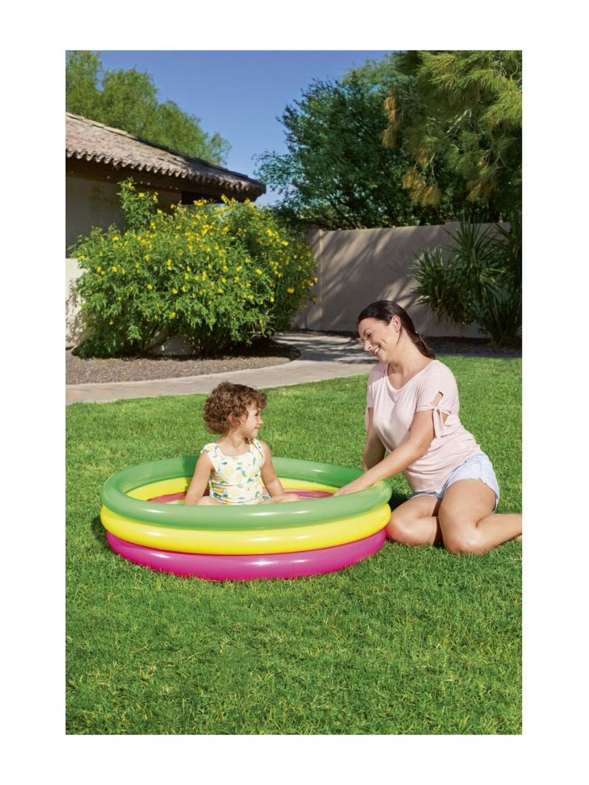 Bestway φουσκωτή πισίνα πολύχρωμη 102x25cm - Bestway