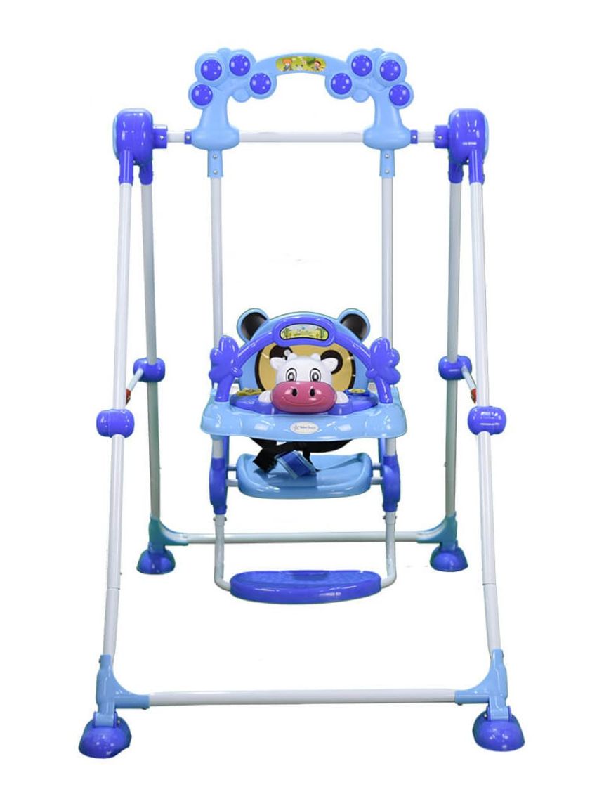 Bebe stars παιδική κούνια cow blue 021-181 - Bebe Stars