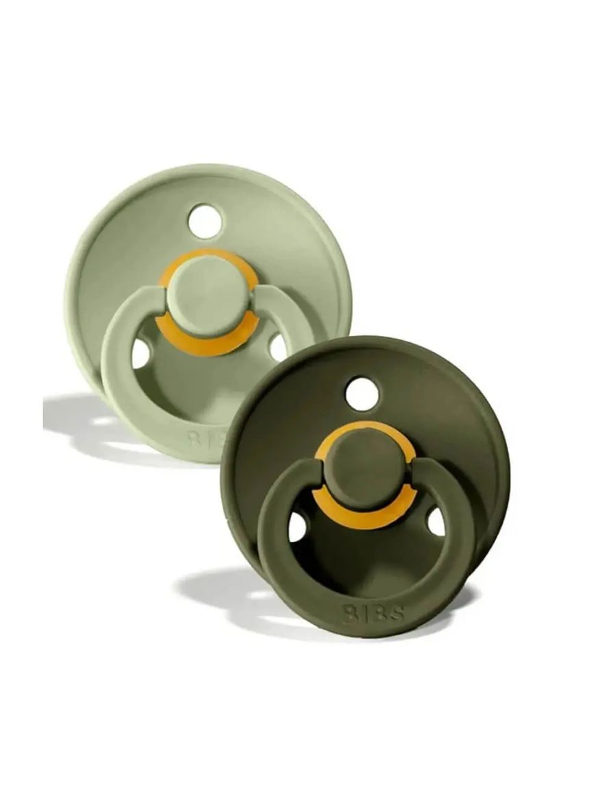 Bibs πιπίλες colour sage/hunter green +6 μηνών σετ 2 τεμ. - BIBS